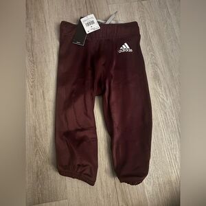Adidas Kids Maroon Bottoms for football practice